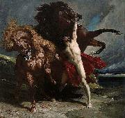 Henri Regnault Automedon with the Horses of Achilles oil on canvas